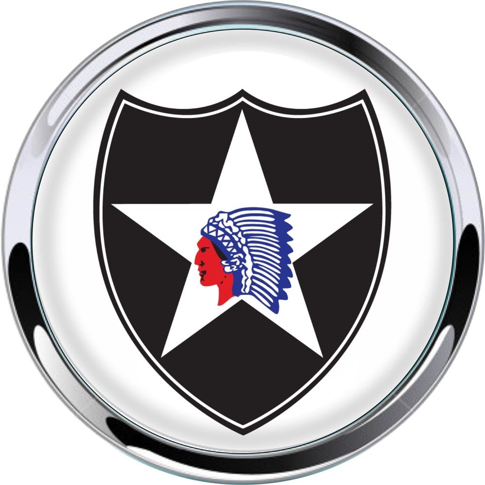 2nd Infantry Division Car Emblem